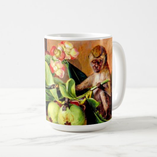 Mug Flowers and fruit of Mangosteen; Singapore Monkey (Devant droit)