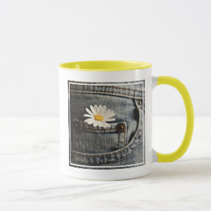 Mug Flowers (homonymie) Daisy in Jeans Pocket