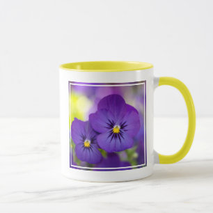 Mug Flowers (homonymie)   Purple Pansies