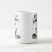 Mug Fluent dans le langage faible La bibliothèque des  (Centre)