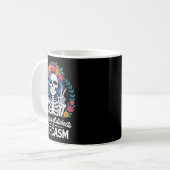 Mug Fluent In All Dialects Of Sarcasm Funny Quote Adul (Devant gauche)