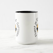 Mug "Fluent in Emoji and Sarcasm" Café amusant (Centre)