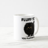 Mug Fluffeux Volumineux Chat Vie Kitty Style (Devant droit)