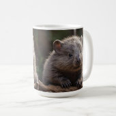 Mug Fluffy Baby Australian Wombat, (Devant droit)