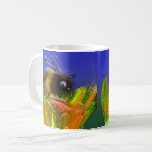 Mug Fluffy bee Invitation (Devant gauche)