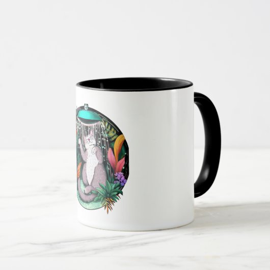 Mug Fluffy Chat therian (Devant droit)