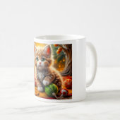 Mug Fluffy Christmas Kitten (Devant droit)
