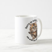 Mug Fluffy Kitty Funny Pet Me Citer (Devant droit)