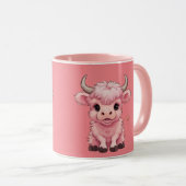 Mug Fluffy Rose Highlands Scottish Cow (Devant droit)