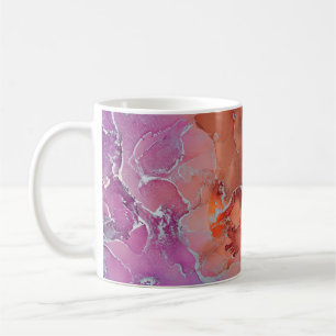 Mug Fluid Art. Moderne ? arrière - plan coloré bstract