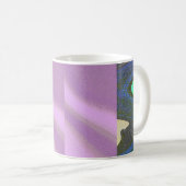 Mug fluide artistique coloré abstrait (Devant droit)