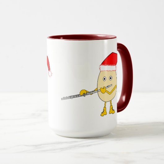 Mug Flute de Santa Hat Egghead (Devant droit)
