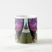 Mug Flûte en verre violet avec ombre (Centre)