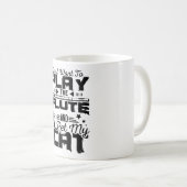 Mug Flûte et chat (Devant droit)