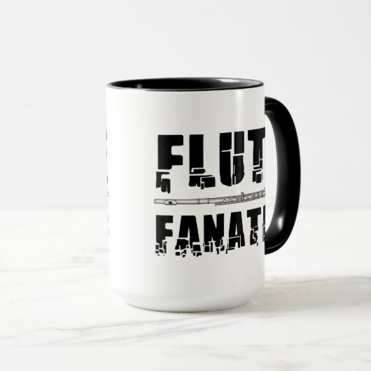 Mug Flute Fanatique (Devant droit)