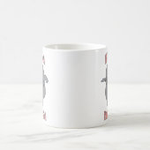 Mug Flûte Fanatique Gris Chat Rose (Centre)