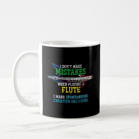 Mug Flûte Flûtiste du lecteur de flute (Gauche)