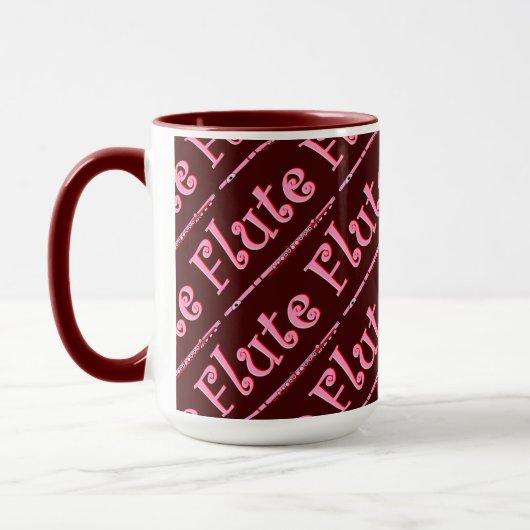 Mug Flûte rose (Gauche)