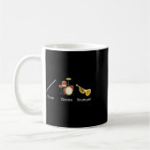 Mug Flûte Tambours Trompette Nd Instruments Subtil Ant (Gauche)