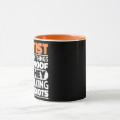 Mug Flutist J'Essaie De Faire Des Choses Drôle Citatio (Centre)