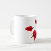 Mug flutter.hearts.nanny (Devant gauche)