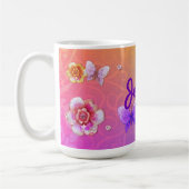 Mug Flutterby Graffiti bijoux PERSONNALISÉ (Gauche)