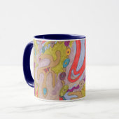 Mug "Flutterflyland" Art Abstrait (Devant gauche)