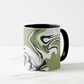 Mug Flux Abstrait de la nature (Devant droit)