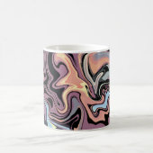 Mug Flux Abstrait doux de tons pastel et muets (Centre)