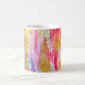 Mug Flux Abstraits de peintures au mur. Texte moderne (Centre)