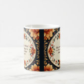 Mug Flux Automne Cadre Personnalisable Verset (Centre)