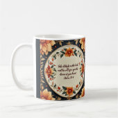 Mug Flux Automne Cadre Personnalisable Verset (Gauche)