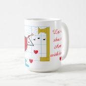 Mug Flux d'amour de douche (Devant droit)