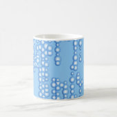 Mug Flux de bulles, tons bleu clair (Centre)