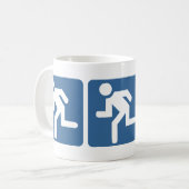 Mug Flux de Coureur-Coureur (Devant gauche)
