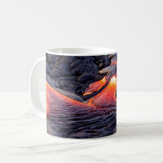 Mug Flux de lave basaltique (Devant gauche)