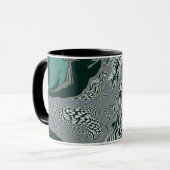 Mug "Flux de marbre émeraude" (Devant gauche)