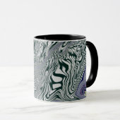 Mug "Flux de marbre émeraude" (Devant droit)
