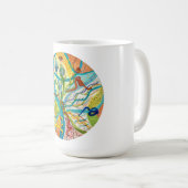 Mug Flux de printemps grande Musique (Devant droit)