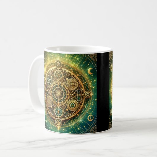 Mug Flux de richesse Sigil (Devant gauche)