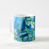 Mug Flux de vie Mosaïque de médias mixtes (Devant gauche)