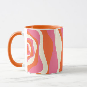 Mug Flux et reflux 4 - Rose, Orange et Crème