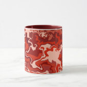 Mug Flux Rouge Abstrait (Centre)