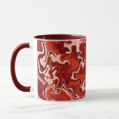 Mug Flux Rouge Abstrait (Gauche)