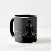 Mug - Flux silencieux de méditation (Devant gauche)
