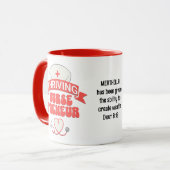 Mug FLUX SUR MESURE NURSEPRENEUR Infirmière Entreprene (Devant gauche)