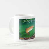 Mug Fly cadeau de pêche (Devant gauche)