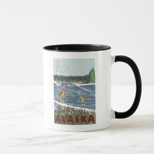 Mug Fly Fisherman - Juneau, Alaska