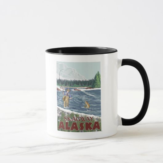 Mug Fly Fisherman - Skagway, Alaska (Droite)