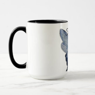 Mug Fly Free – Conception Artistique Papillon Bleu